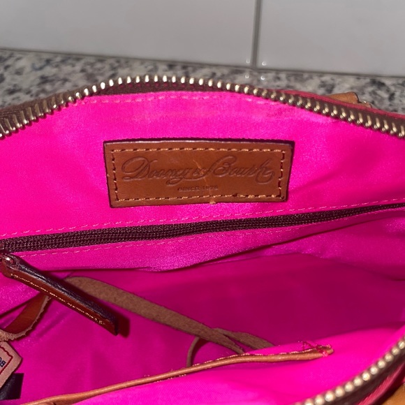 Dooney & Bourke Red Nylon Mini Tote with Leather Trim, Leather Trim, Vintage❤️ - Picture 10 of 10